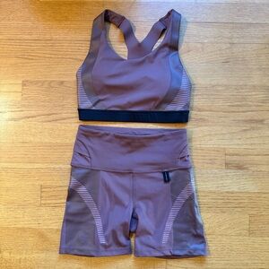 Athleta x Allyson Felix Womens Shorts & Sports Bra Set XS